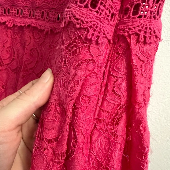 NSR - Napean Sea Rd - Pink lace spaghetti strap sundress - Size M - Picture 15 of 16